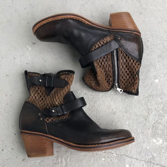 rag n bone block heel ankle boots - Picture 1 of 8